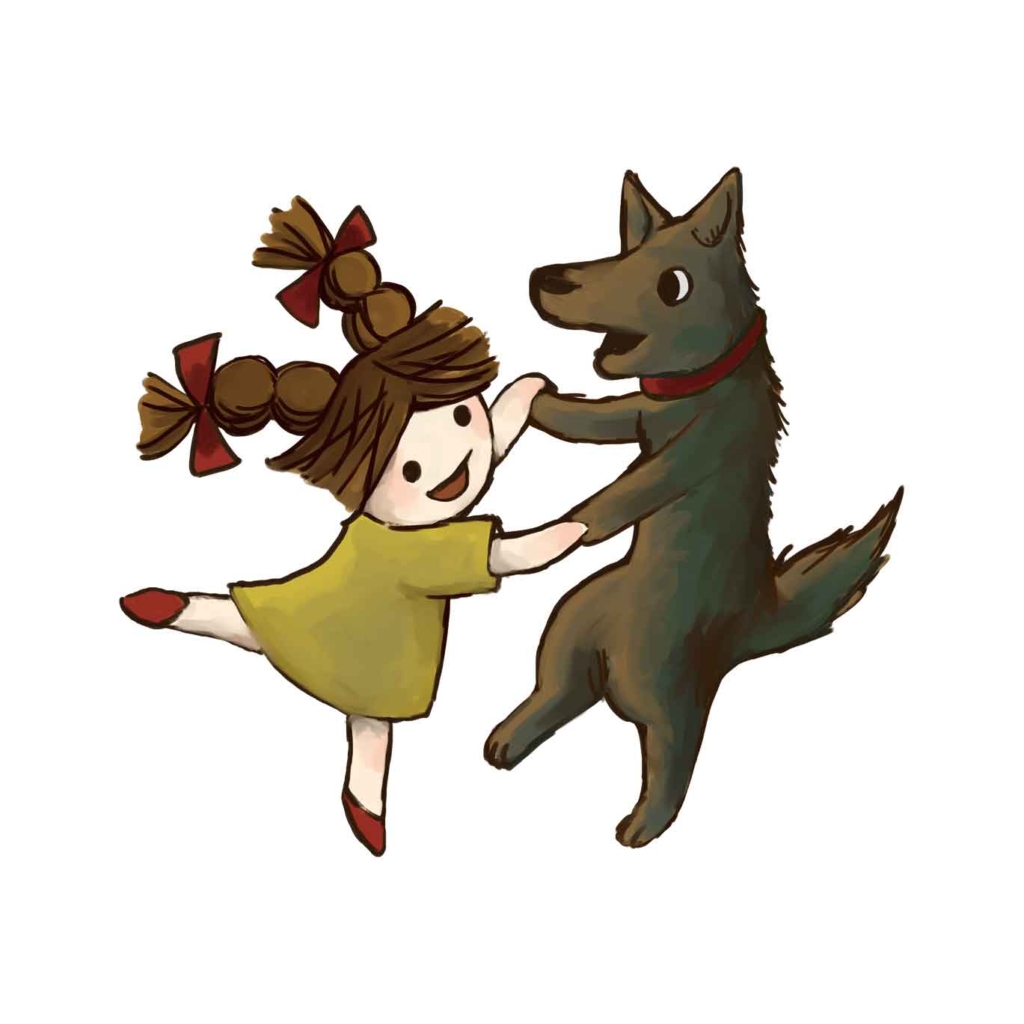 犬と女の子